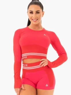 Women Ryderwear Freetye eae ong eeve Crop