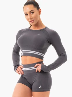 Women Ryderwear Freetye eae ong eeve Crop
