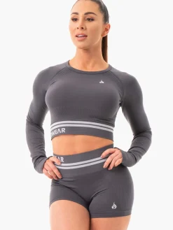 Women Ryderwear Freetye eae ong eeve Crop