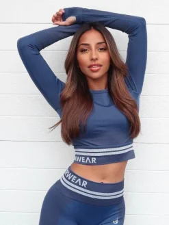 Women Ryderwear Freetye eae ong eeve Crop