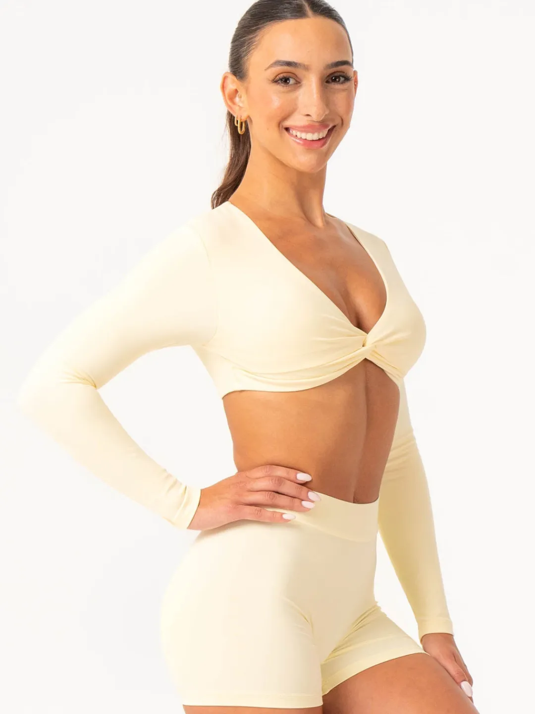 Women Ryderwear NKD Knot ong eeve Top
