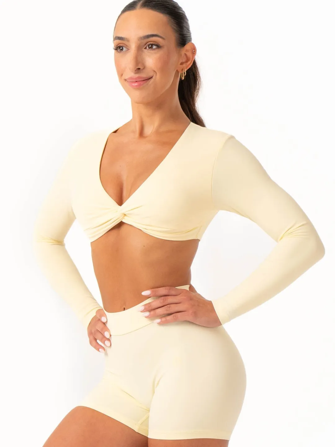Women Ryderwear NKD Knot ong eeve Top