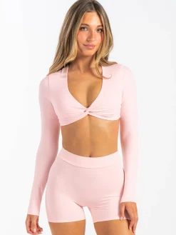 Women Ryderwear NKD Knot ong eeve Top