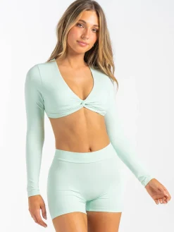 Women Ryderwear NKD Knot ong eeve Top