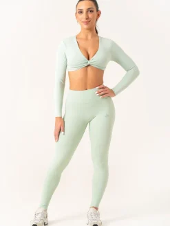 Women Ryderwear NKD Knot ong eeve Top
