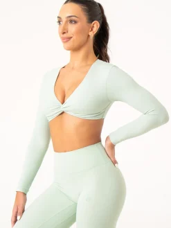 Women Ryderwear NKD Knot ong eeve Top
