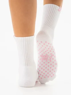 Women Ryderwear Pilates Princess Crew Socks