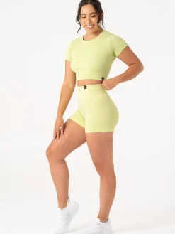 Women Ryderwear Rib crunch eae hort