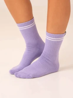 Women Ryderwear Stripe Crew Socks