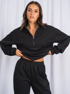 Women Ryderwear Unisex Half Zip Jumper
